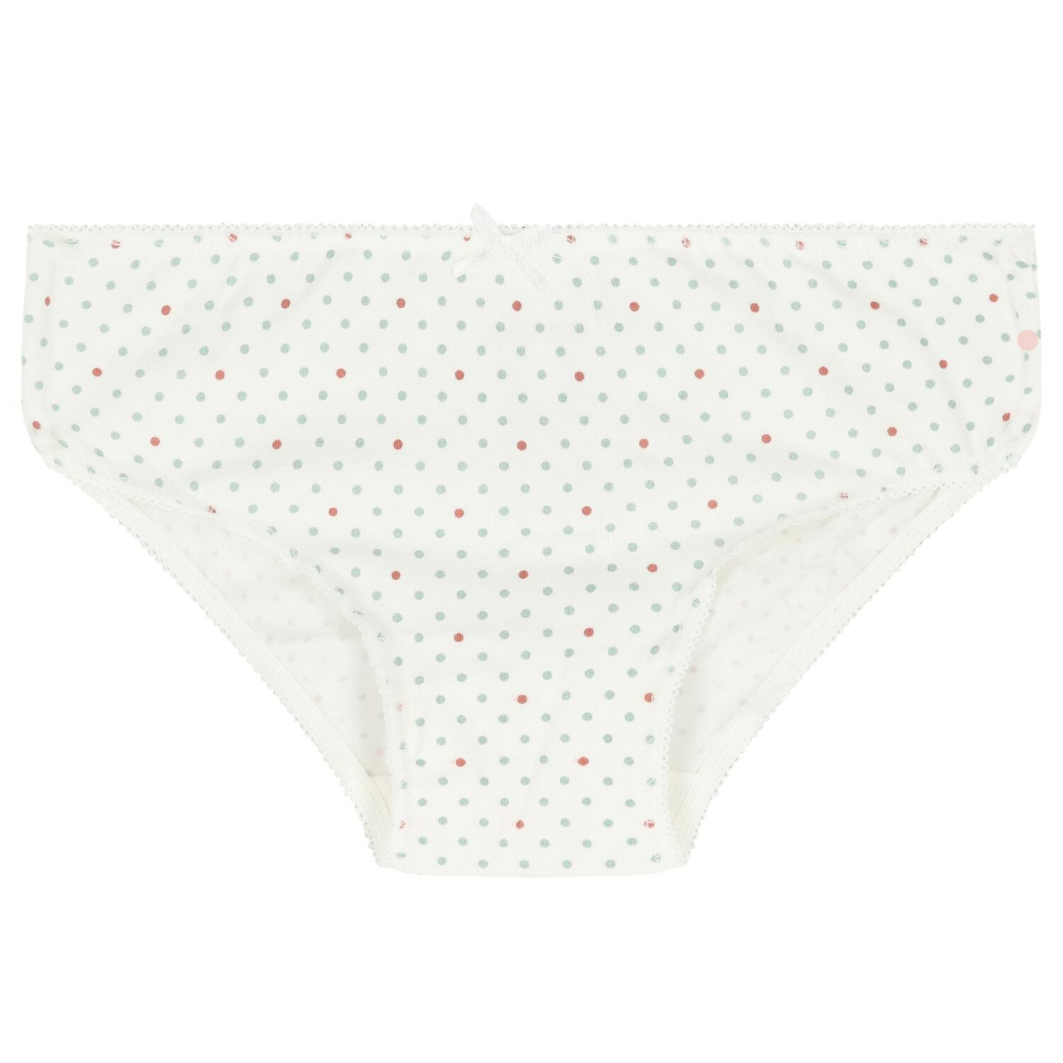 Girls Pink & White Briefs (4 Pack), 1, hi-res image number null