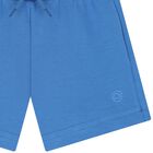 Younger Boys Blue Logo Shorts, 5, hi-res