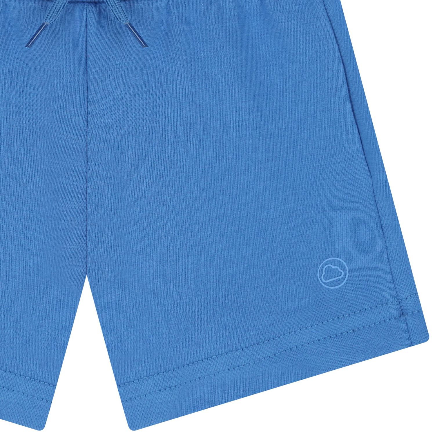Younger Boys Blue Logo Shorts, 5, hi-res