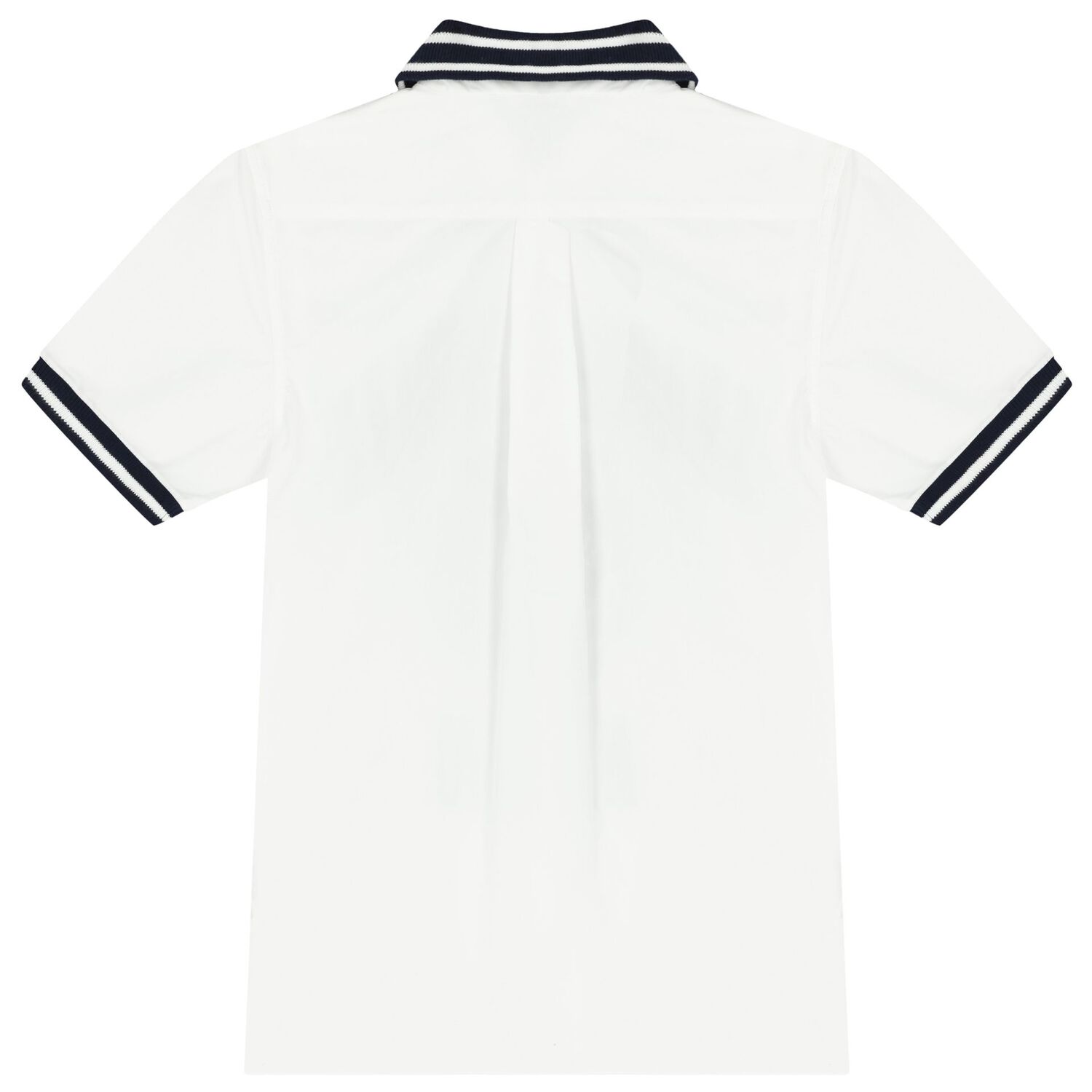Boys White Varsity Logo Shirt, 1, hi-res