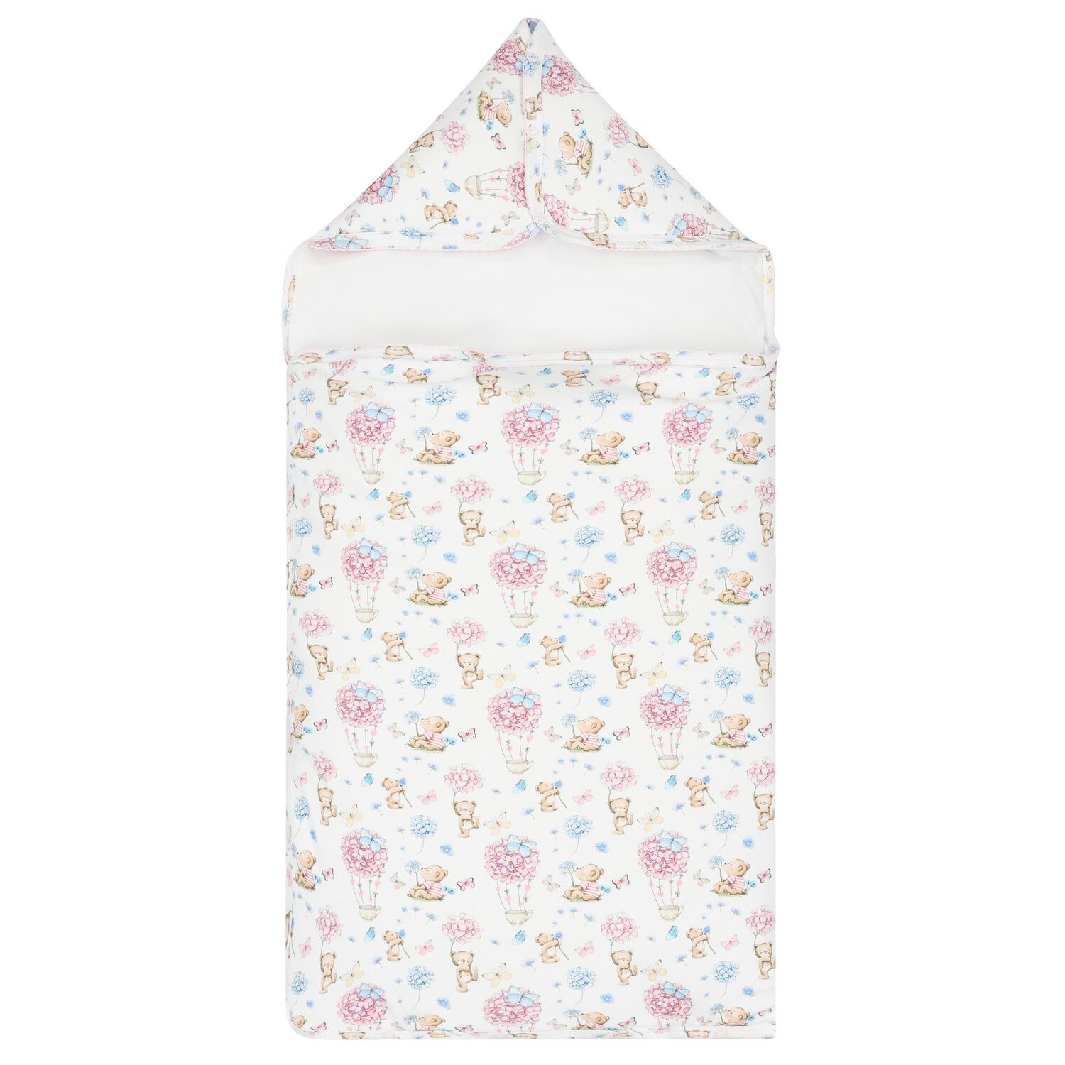 Baby Girls White Azalia Baby Nest, 1, hi-res