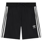 Black Logo Shorts, 1, hi-res