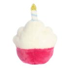 Girls Pink & White Palm Pals Sparkle Birthday Cupcake Soft Toy ( 13CM ), 1, hi-res
