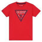 Boys Red Logo T-Shirt, 3, hi-res