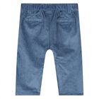 Younger Boys Blue & Ivory Teddy Bear Trouser Set, 1, hi-res