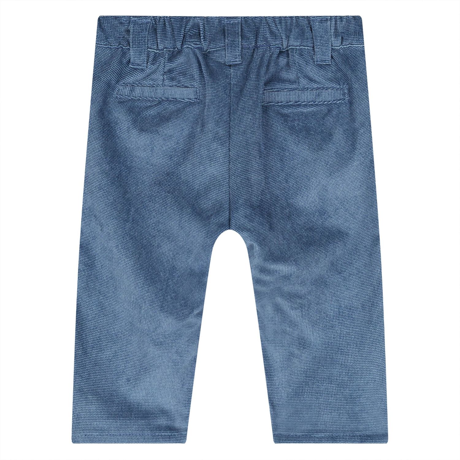 Younger Boys Blue & Ivory Teddy Bear Trouser Set, 1, hi-res