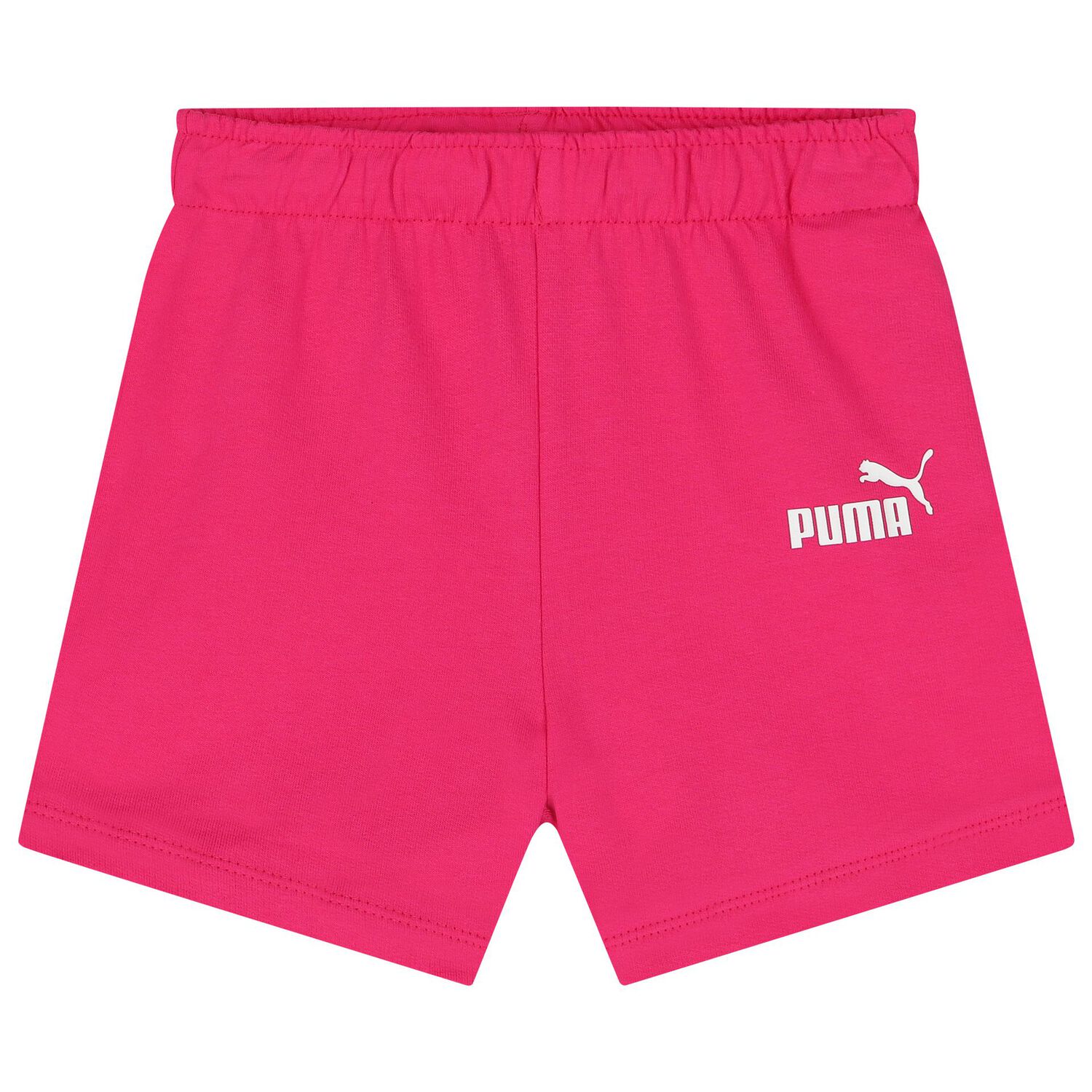Younger Girls Pink Logo Shorts Set, 1, hi-res