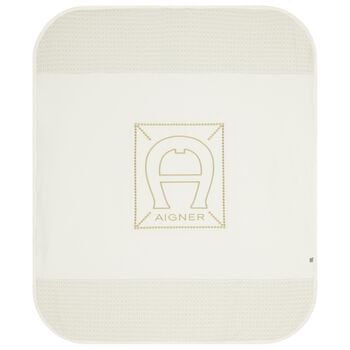 Ivory Logo Baby Blanket