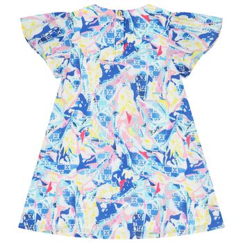 Girls Multi-Coloured Logo Dress