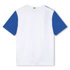 Boys White Logo T-Shirt, 1, hi-res
