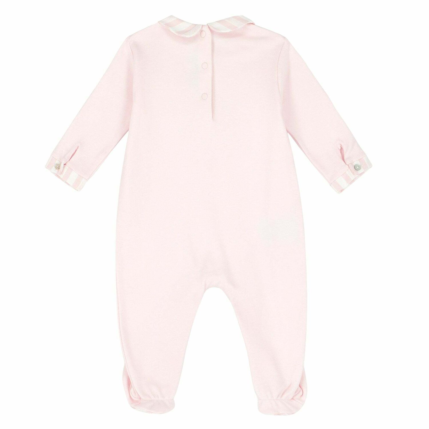 Baby Girls Pink Logo Babygrow, 1, hi-res image number null