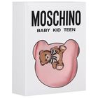 Baby Girls Pink Teddy Bear Logo Babygrow Gift Set, 1, hi-res