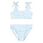 Girls White & Blue Bikini, 1, hi-res