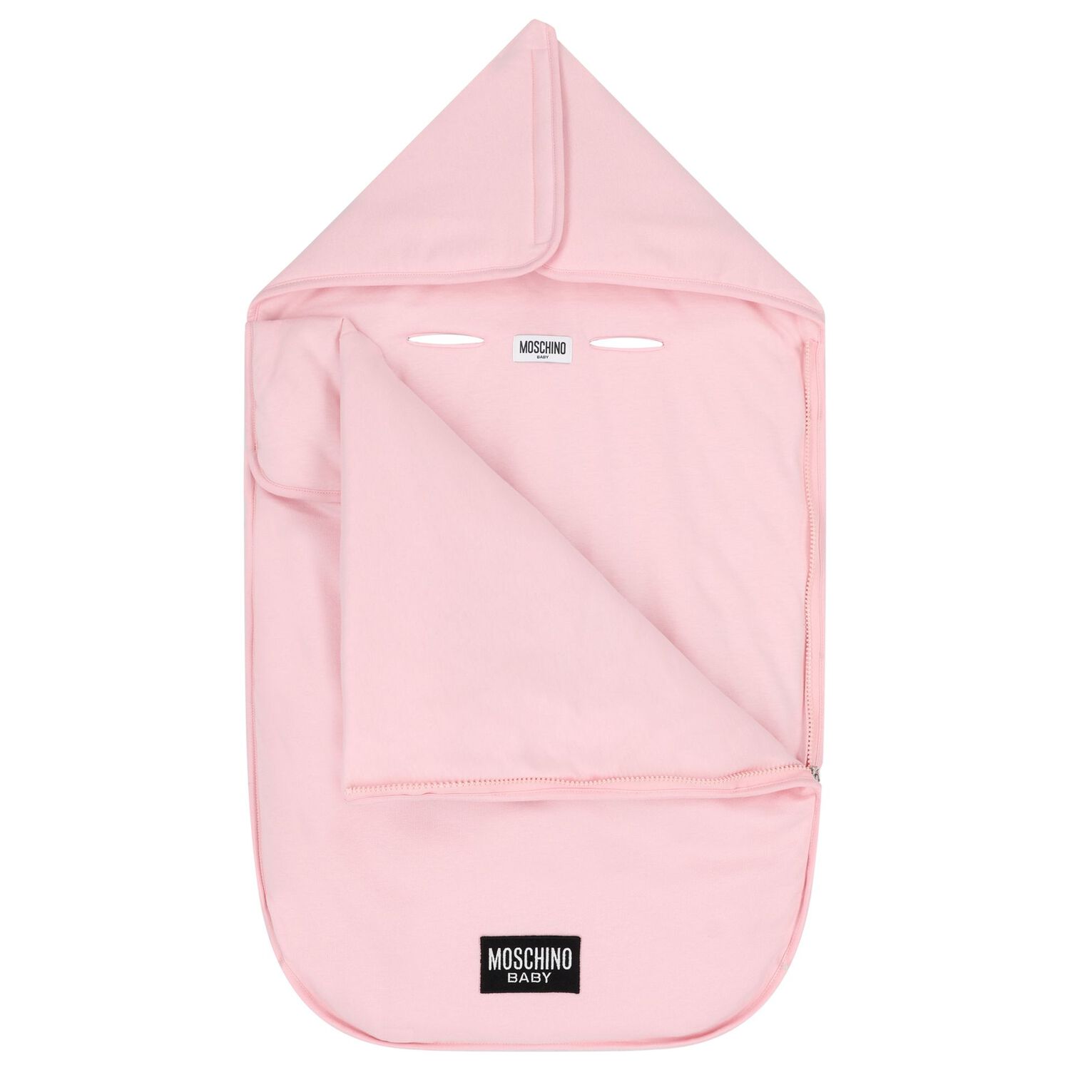 Baby Girls Pink Teddy Bear Logo Baby Nest, 3, hi-res