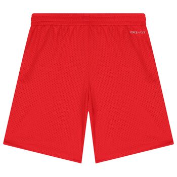 Boys Red Logo Shorts