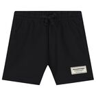 Black Logo Shorts, 2, hi-res
