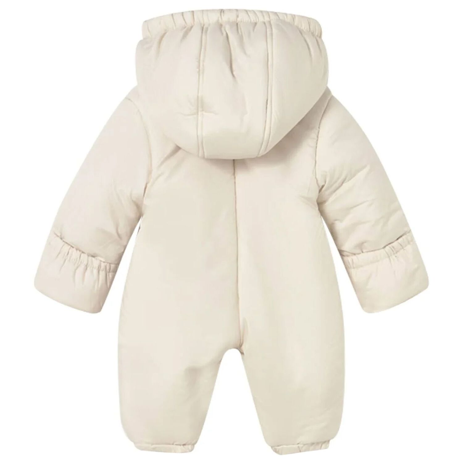 Ivory Embroidered Baby Snowsuit, 1, hi-res