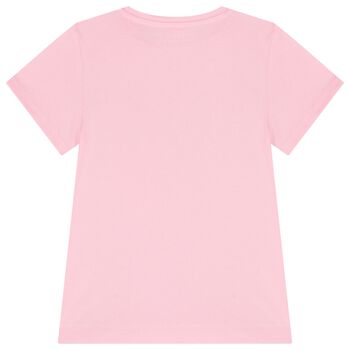 Girls Pink Logo T-Shirt