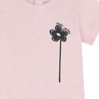 Younger Girls Pink & White Flower Leggings Set, 1, hi-res