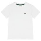 Boys White Logo T-Shirt, 1, hi-res