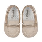 Baby Boys Beige Moccasins, 1, hi-res