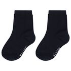 Baby Boys Green, Navy Blue & Ivory Socks (3 Pack), 1, hi-res