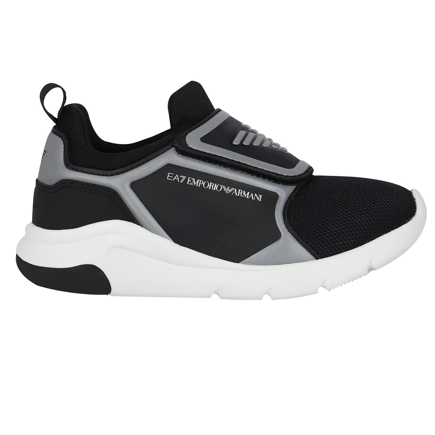 Black & White Logo Trainers, 1, hi-res