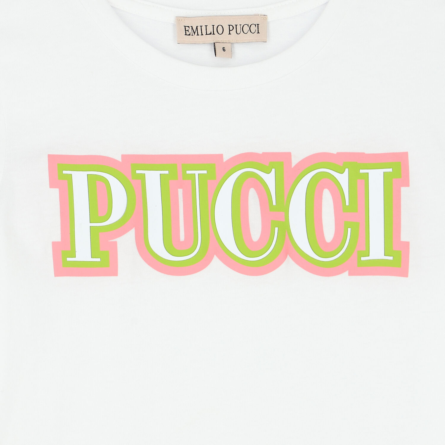 Girls White Logo T-Shirt, 1, hi-res