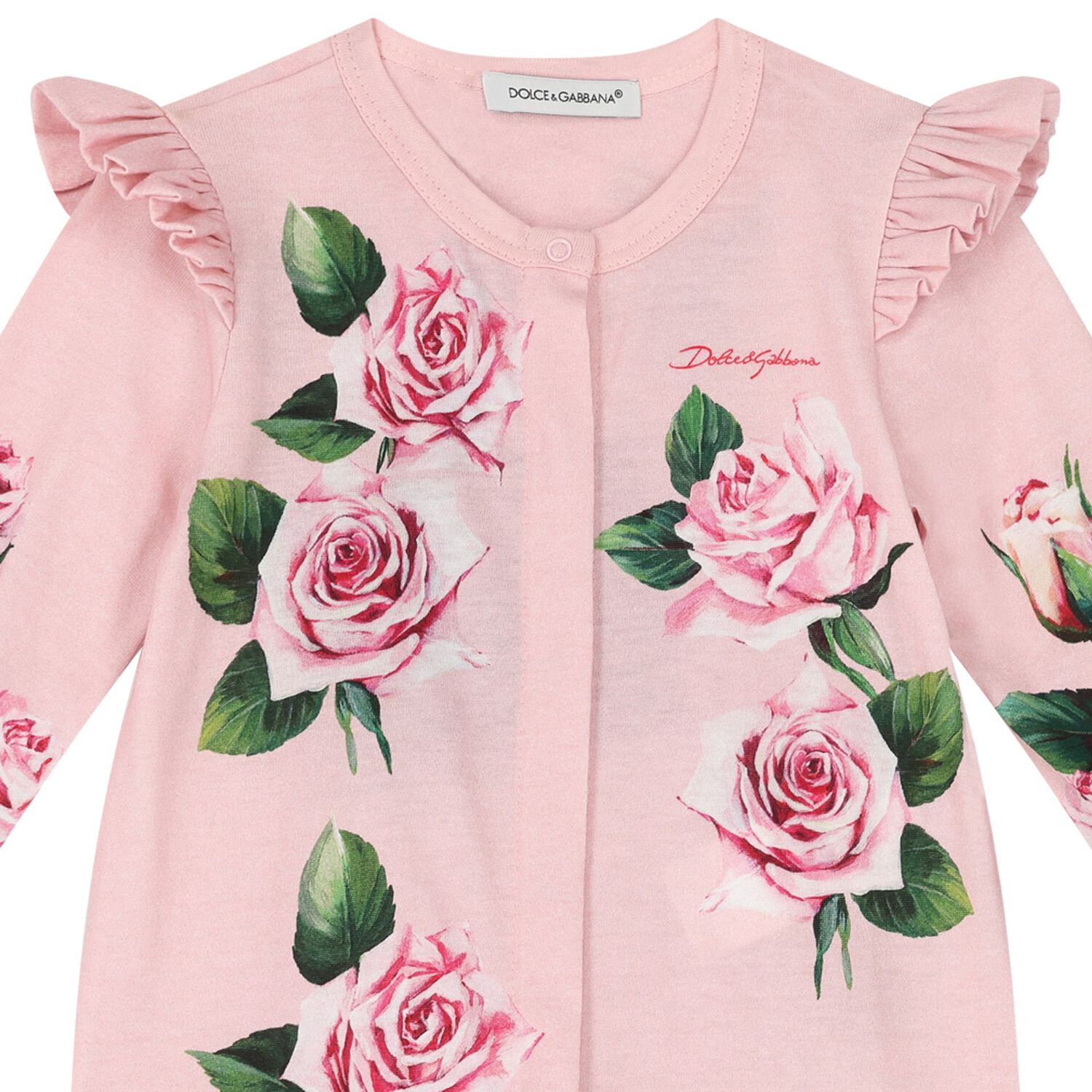 Baby Girls Pink Rose Babygrow Gift Set, 1, hi-res