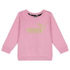 Younger Girls Pink Logo Tracksuit, 2, hi-res