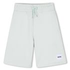 Boys Green Logo Shorts, 5, hi-res