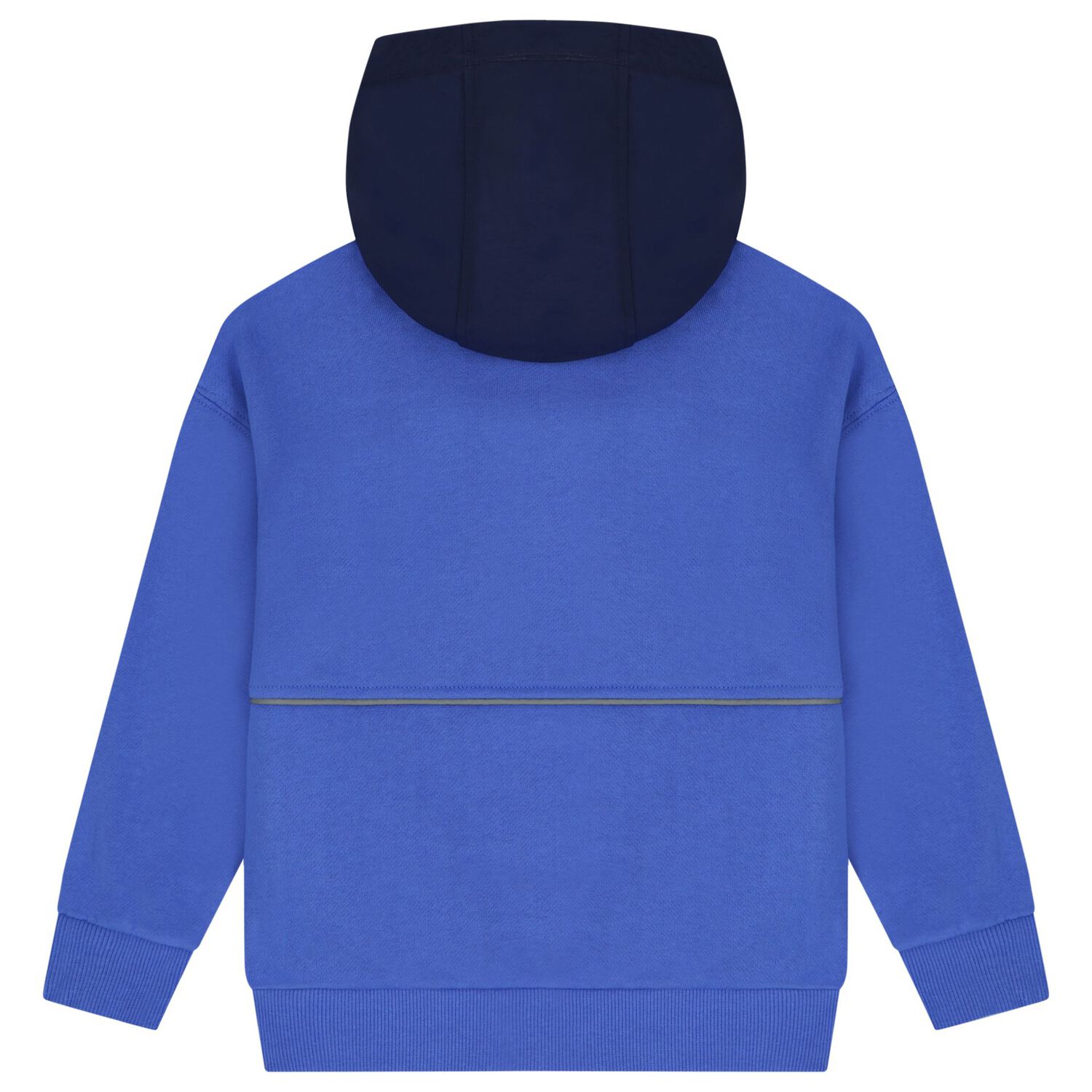 Boys Blue Logo Hooded Top, 1, hi-res
