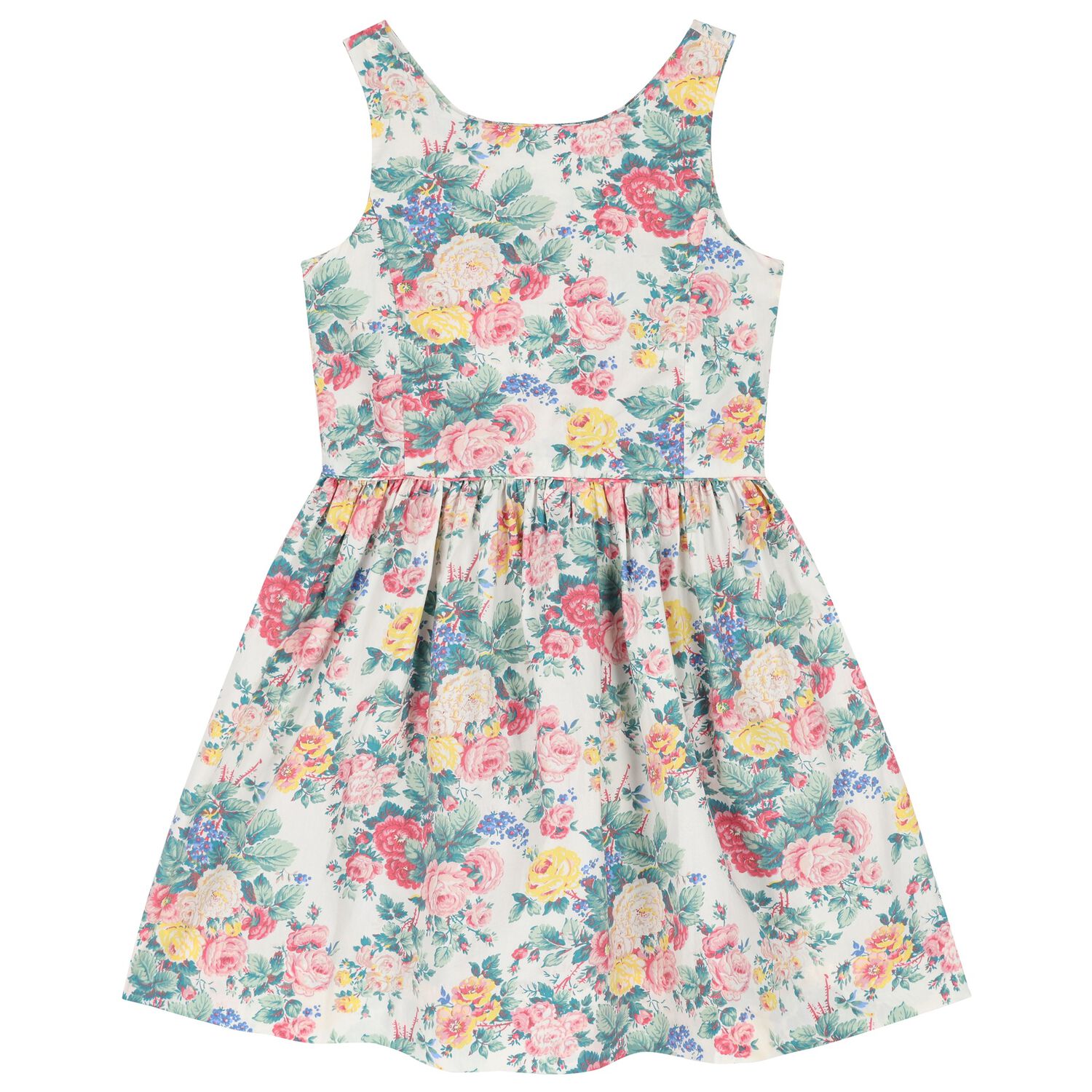 Girls Multi-Coloured Floral Dress, 1, hi-res image number null