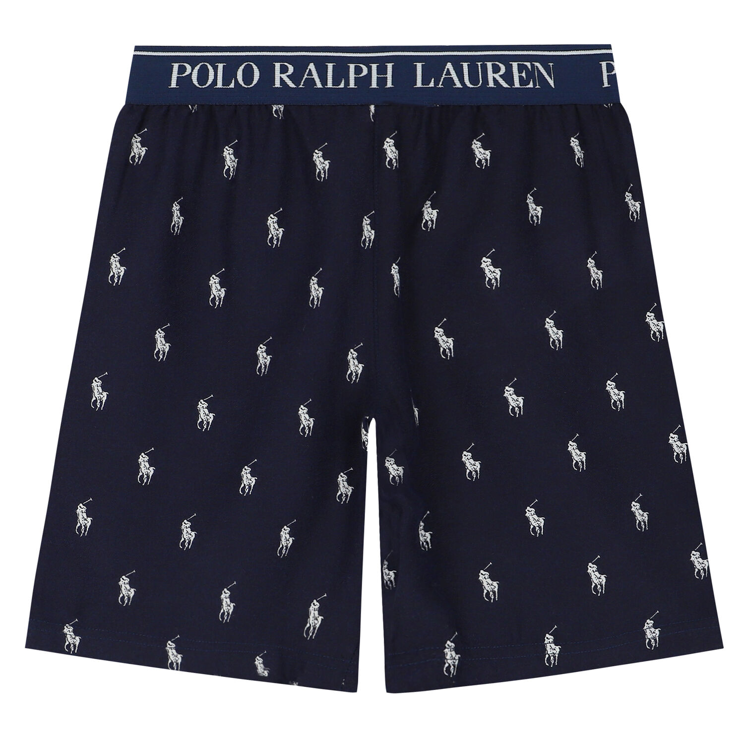 Boys White & Navy Logo Pyjamas, 1, hi-res