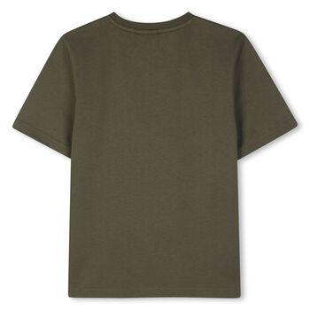 Boys Green Logo T-Shirt