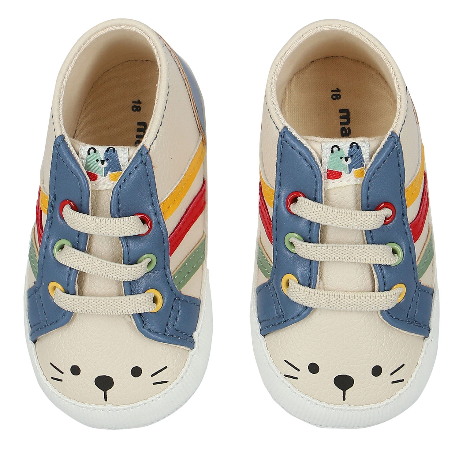 Baby Boys Ivory Pre Walker Shoes, 1, hi-res image number null
