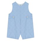 Blue GG Logo Baby Dungaree, 1, hi-res