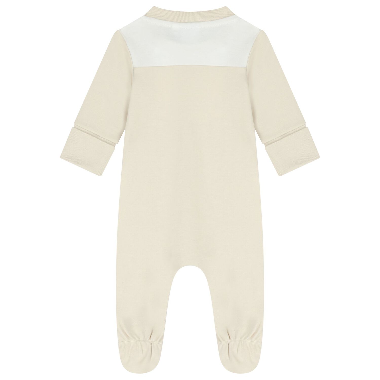 Baby Boys Ivory Logo Babygrow, 1, hi-res