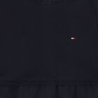 Baby Girls Navy Blue Logo Dress, 1, hi-res
