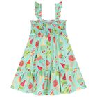 Girls Green Ice Cream Dress Set, 1, hi-res