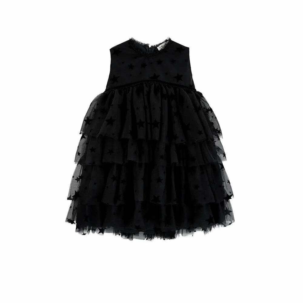 Sonia Rykiel Paris Girls Black Tulle Dress Junior Couture UK