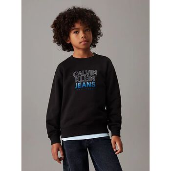 Boys Black Logo Sweatshirt