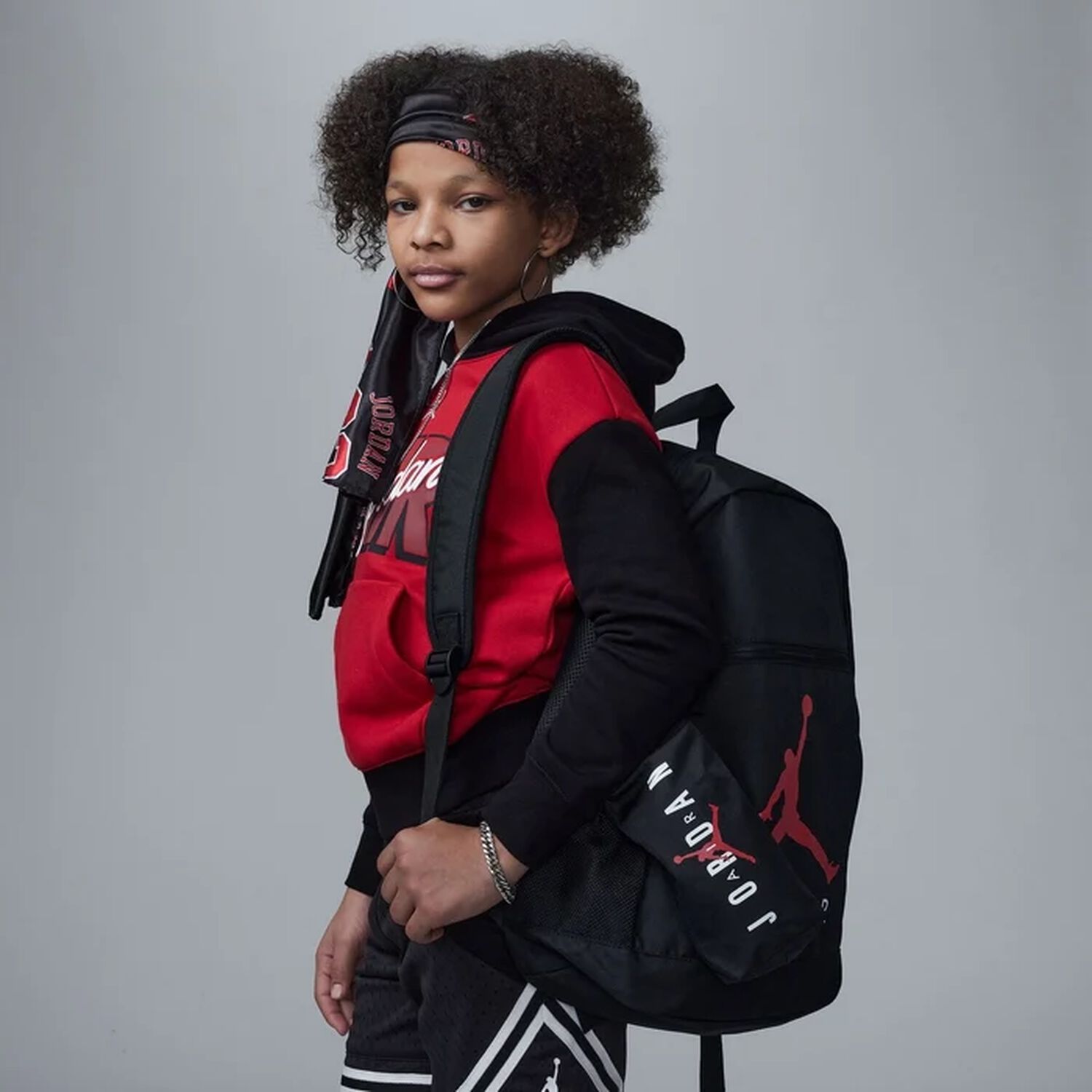 Black Jordan Backpack, 1, hi-res
