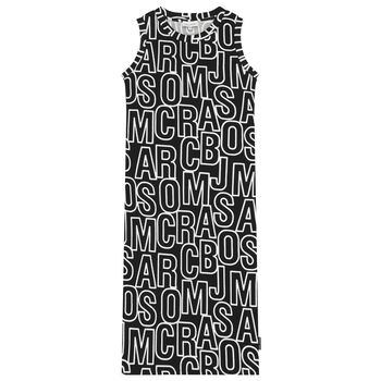 Girls Black Logo Dress