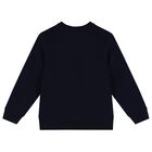 Boys Navy Blue Polo Bear Logo Sweatshirt, 1, hi-res