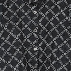 Girls Black Chain Logo Shirt, 1, hi-res