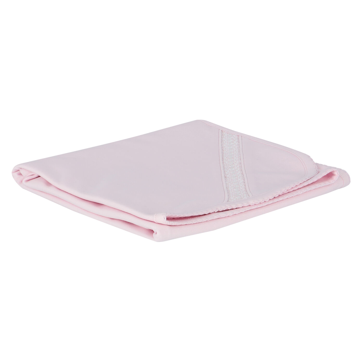 Baby Girls Pale Pink Blanket, 1, hi-res