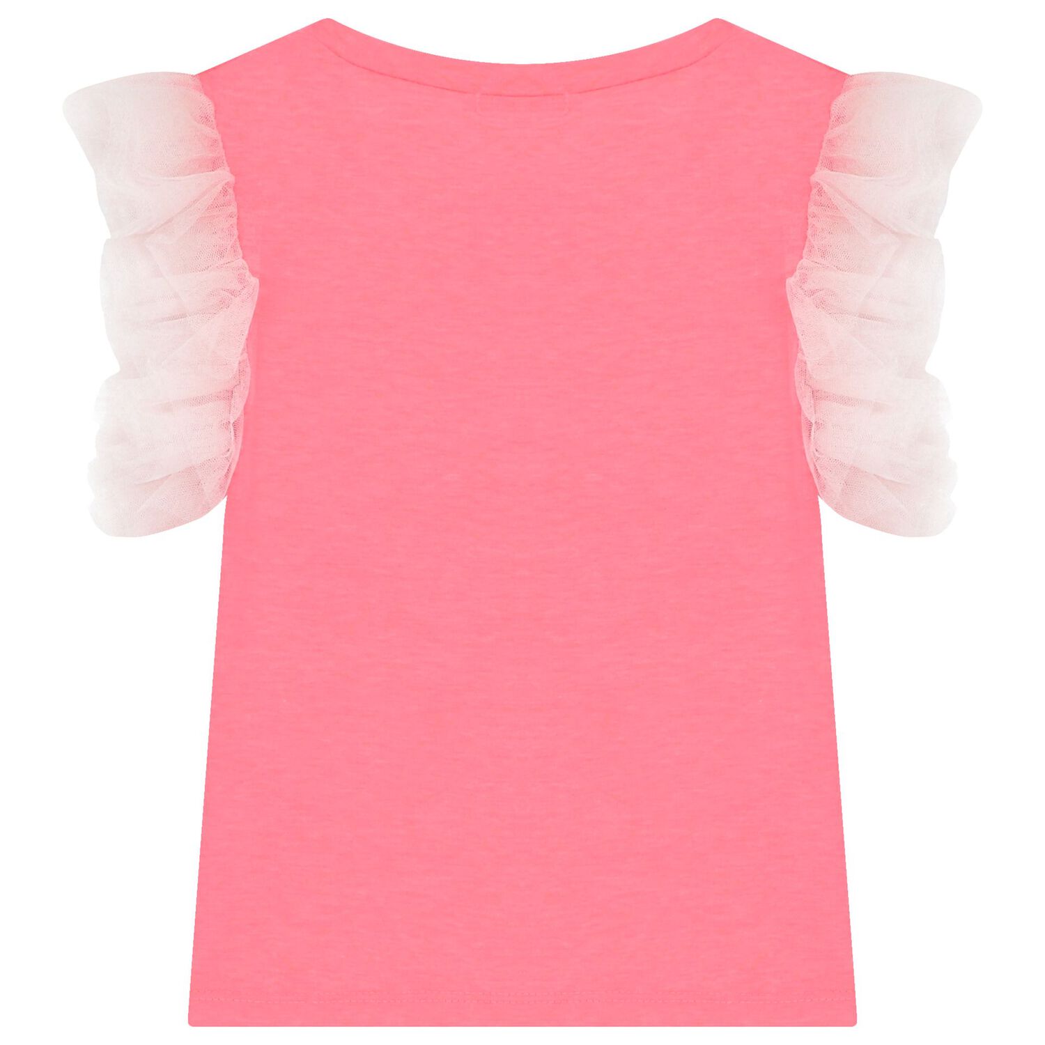 Girls Pink Tulle T-Shirt, 1, hi-res image number null