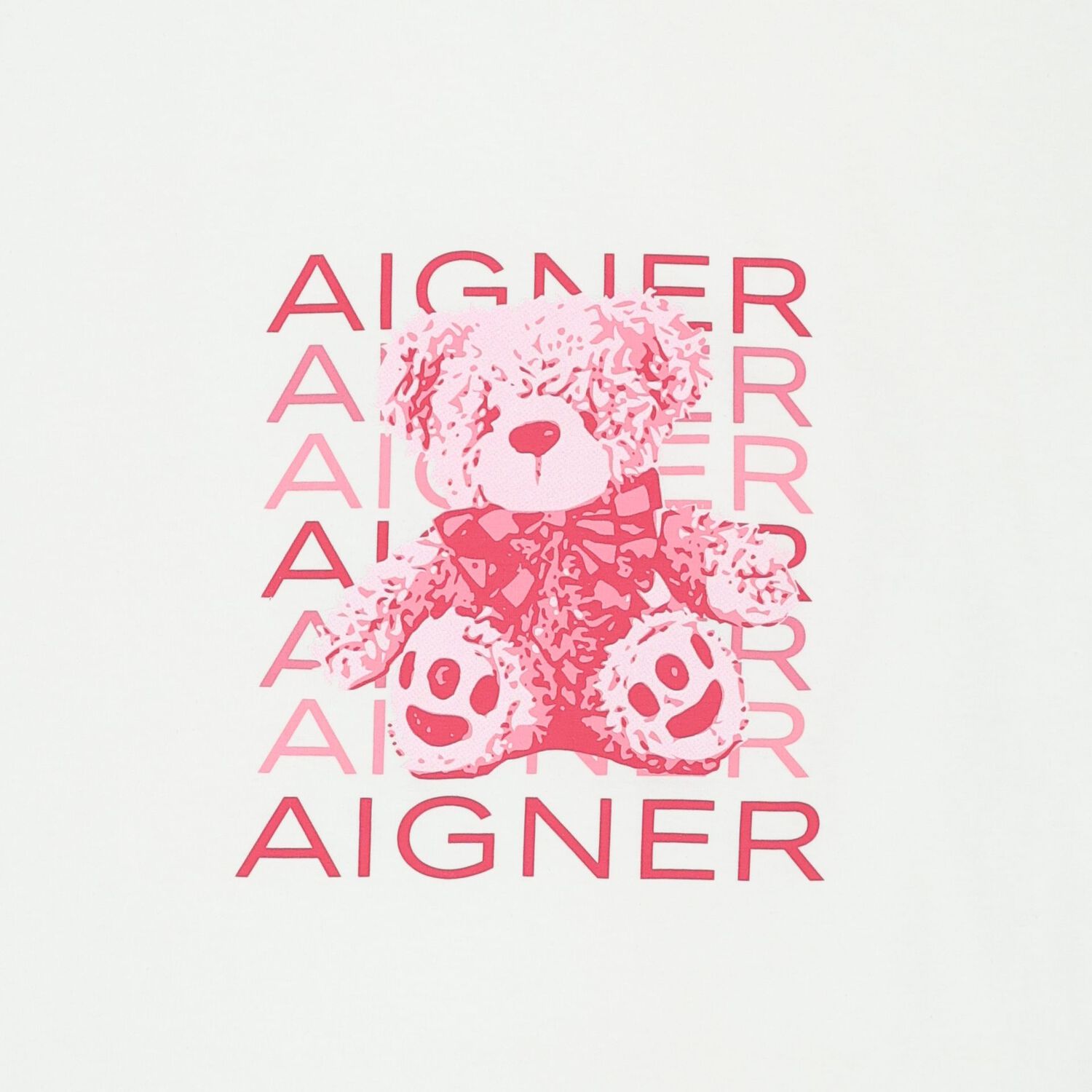 Baby Girls White & Pink Teddy Bear Logo Blanket , 3, hi-res