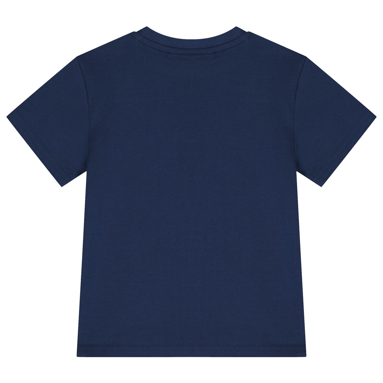 Boys Navy Cotton Logo T-Shirt, 4, hi-res image number null
